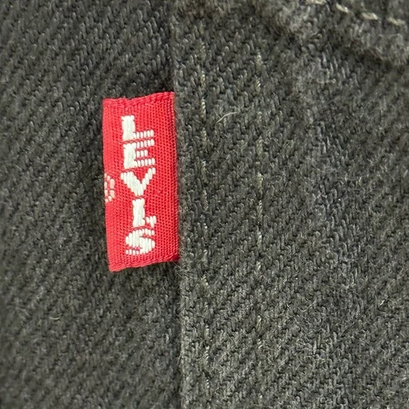 Levi's Premium ICONIC JUMPSUIT Black Denim One Piece Jeans Medium New NWT $128 - Picture 10 of 12